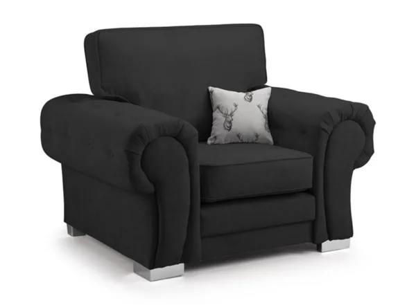 Verona 3 and 2 Seater High Back Cushions Sofa Set - Image 14