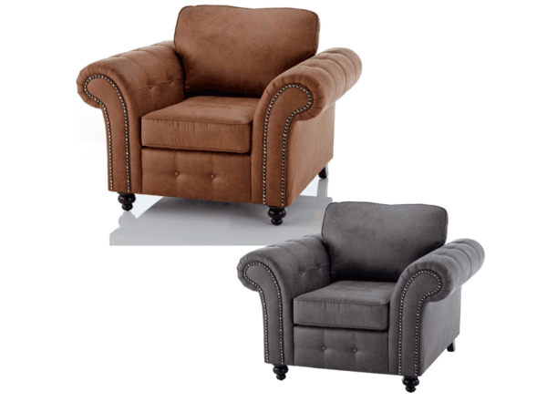 Oakland Leather 3 and 2 Seater Sofa Set - Image 19