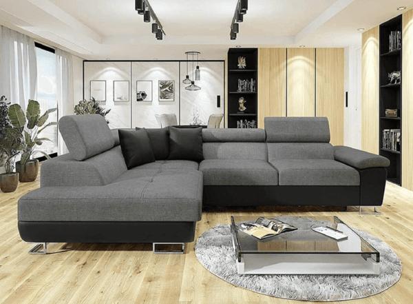 Anton Corner Sofa Bed With Storage Space - Image 9