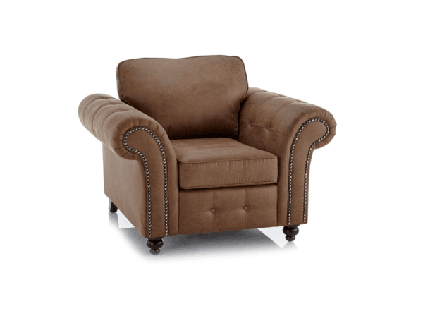Oakland Leather 3 and 2 Seater Sofa Set - Image 6