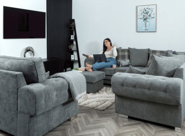 Verona Corner Sofas Extendable Scatter Back Design - Image 10