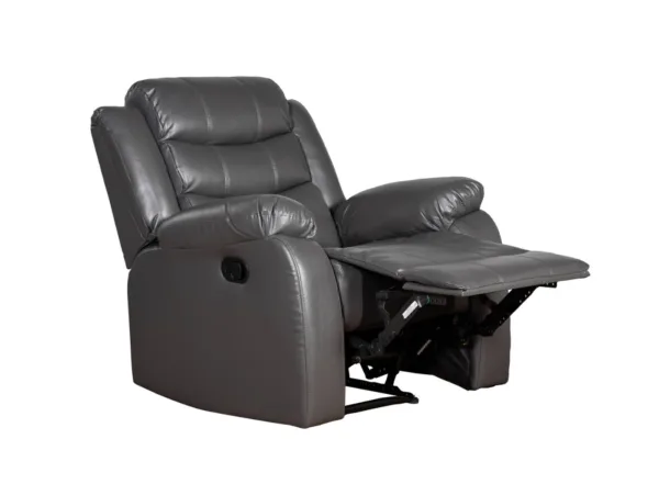 Roma Corner Leather Recliner Grey, Black, Brown - Image 11
