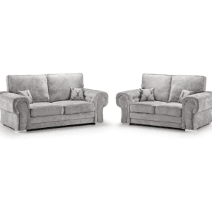 Verona 3 and 2 Seater High Back Cushions Sofa Set