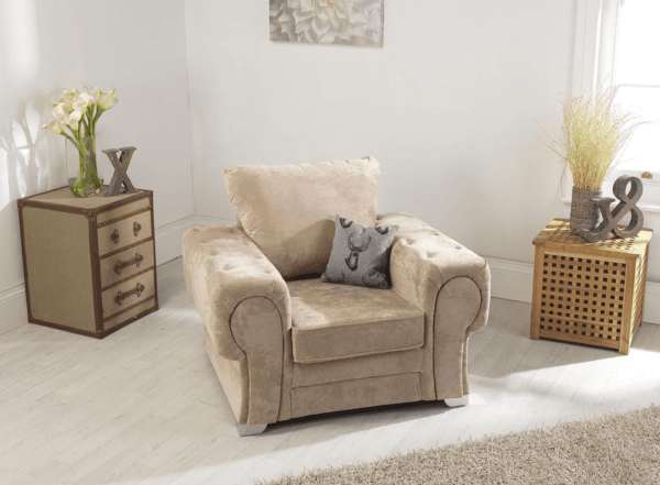 Verona 3 and 2 Seater High Back Cushions Sofa Set - Image 18