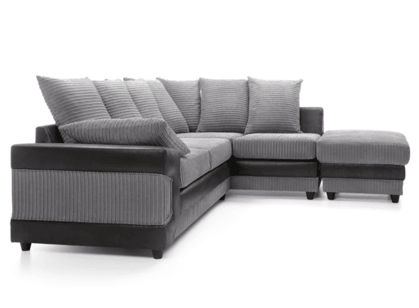 Dino Corner Sofa Stylish Cordary Fabric Design - Image 6