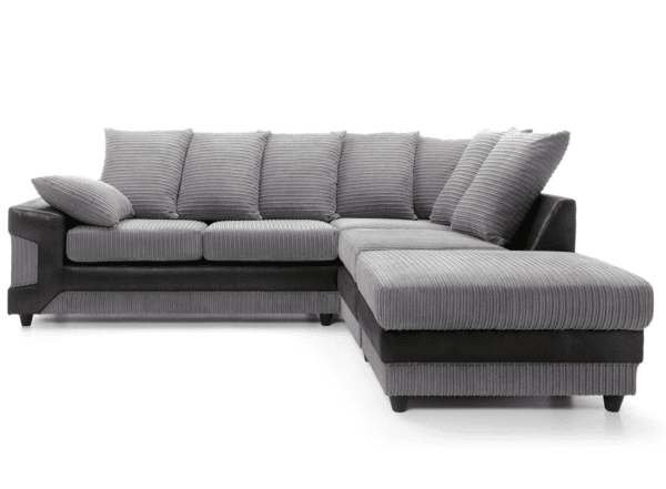 Dino Corner Sofa Stylish Cordary Fabric Design - Image 5