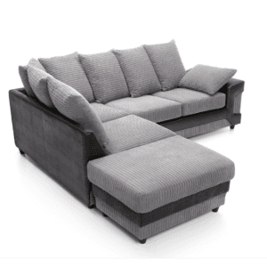 Dino Corner Sofa Stylish Cordary Fabric Design