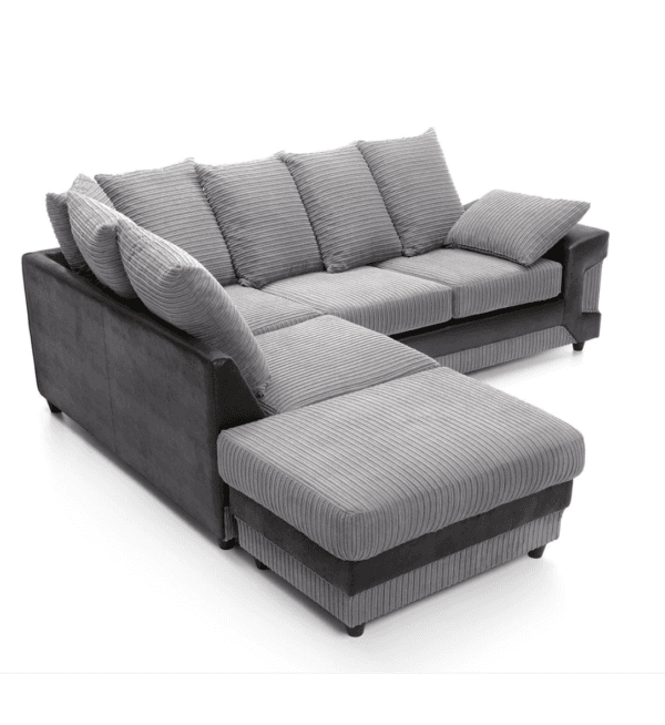 Dino Corner Sofa Stylish Cordary Fabric Design