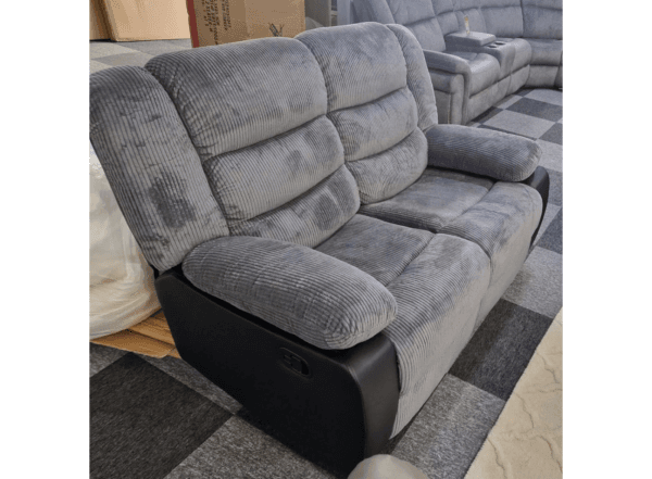 Rio 3 and 2 Seater Cord Fabric Recliner Modern Design - Image 6