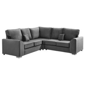 Stylish Dylan Corner Sofa With Fullback Cushions