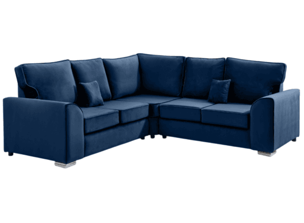 Stylish Dylan Corner Sofa With Fullback Cushions - Image 6