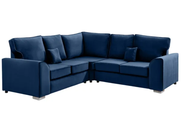 Stylish Dylan Corner Sofa With Fullback Cushions - Image 6
