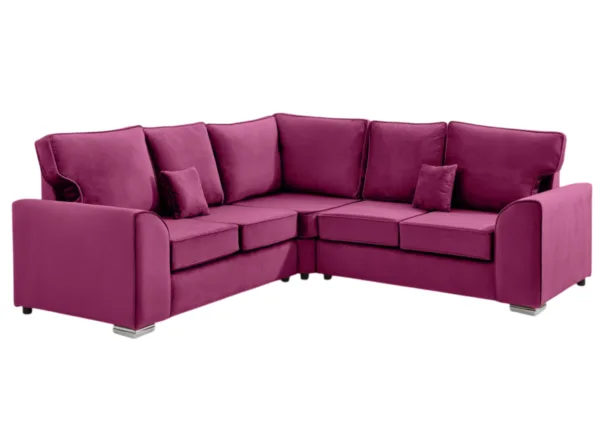 Stylish Dylan Corner Sofa With Fullback Cushions - Image 10
