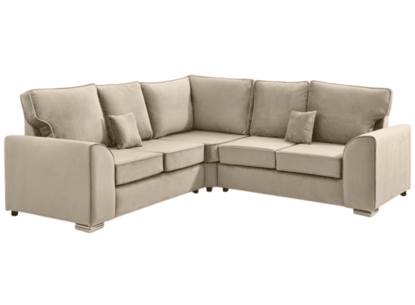 Stylish Dylan Corner Sofa With Fullback Cushions - Image 5