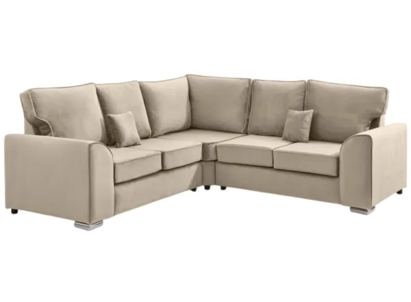 Stylish Dylan Corner Sofa With Fullback Cushions - Image 5