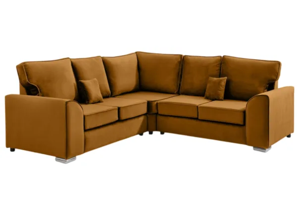 Stylish Dylan Corner Sofa With Fullback Cushions - Image 12