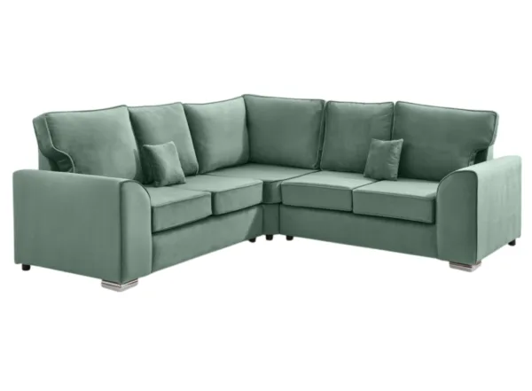 Stylish Dylan Corner Sofa With Fullback Cushions - Image 7