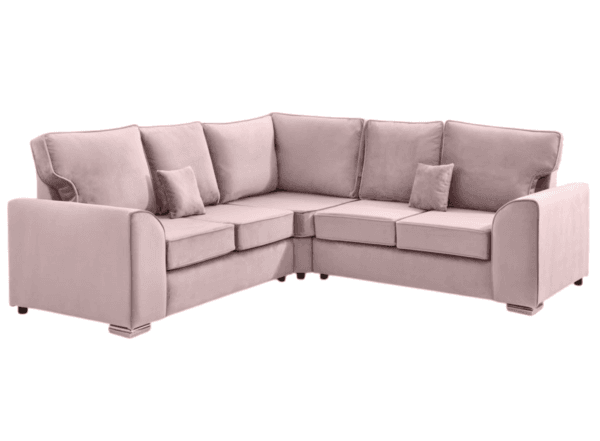 Stylish Dylan Corner Sofa With Fullback Cushions - Image 9