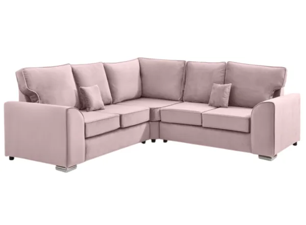 Stylish Dylan Corner Sofa With Fullback Cushions - Image 9