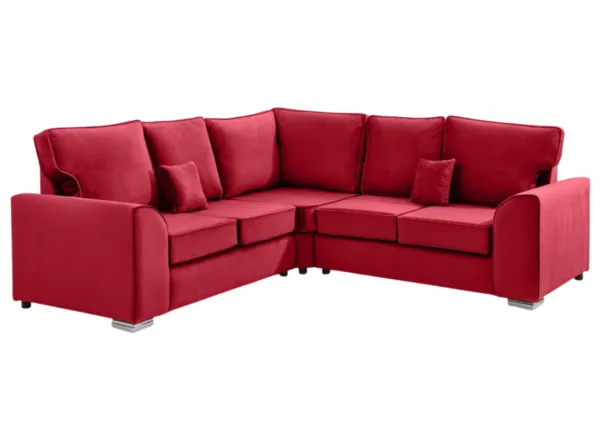 Stylish Dylan Corner Sofa With Fullback Cushions - Image 14