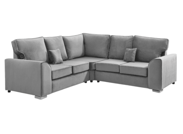 Stylish Dylan Corner Sofa With Fullback Cushions - Image 3