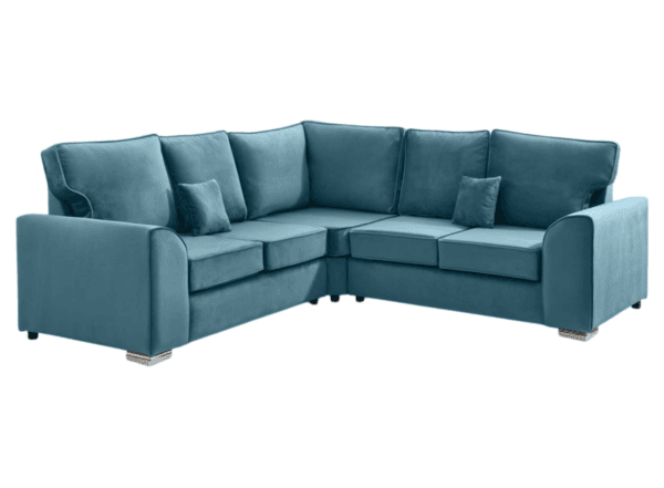 Stylish Dylan Corner Sofa With Fullback Cushions - Image 15