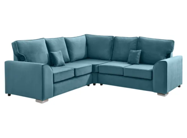 Stylish Dylan Corner Sofa With Fullback Cushions - Image 15